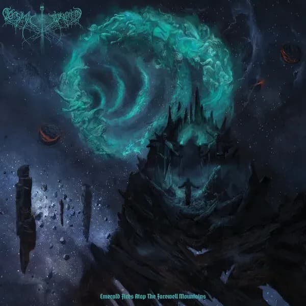 Emerald Fires Atop The Farewell Mountains album cover - Cosmic Putrefaction (2024)