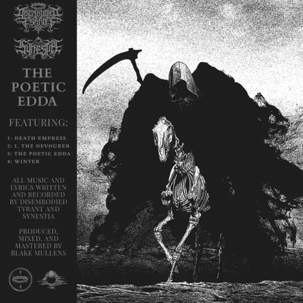The Poetic Edda album cover - Disembodied Tyrant, Synestia (2024)