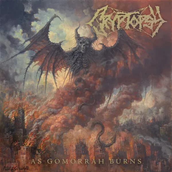 As Gomorrah Burns album cover - Cryptopsy (2023)