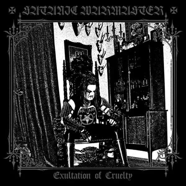 Exultation of Cruelty album cover - Satanic Warmaster (2024)