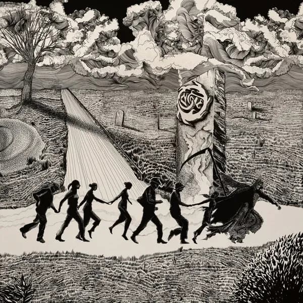 Below the Lightless Heavens album cover - Eternal Autumn (2024)