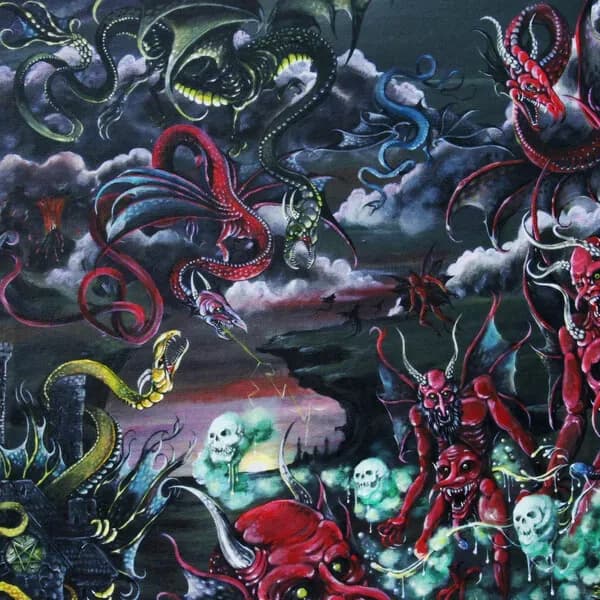 Through Sheer Will and Black Magic… album cover - Daeva (2022)